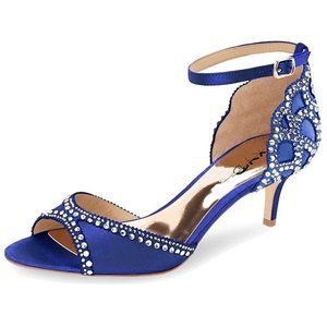 XYD Ballroom Dance Shoes Wedding Sandals for Women